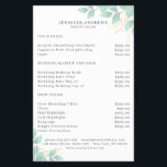 Modern, Weiss-Grün Leafy Flyer<br><div class="desc">Moderner,  grüner Schicht in Weiß,  Grün. Bearbeiten Sie Ihr Produkt in wenigen Minuten durch Hinzufugen Ihrer Daten. Sie können den Schriftart/die Farbe/Position durch "weitere Personalisierung" ändern.</div>