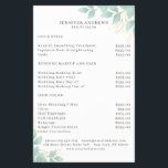 Modern, Weiss-Grün Leafy Flyer<br><div class="desc">Moderner, grüner Schicht in Weiß, Grün. Bearbeiten Sie Ihr Produkt in wenigen Minuten durch Hinzufugen Ihrer Daten. Sie können den Schriftart/die Farbe/Position durch "weitere Personalisierung" ändern.</div>