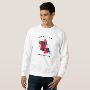 Modern welcome crawfish Louisiana custom name Sweatshirt