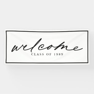 Modern Welcome script custom design Banner