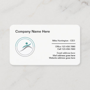 Modern Wellness Care Logo Business Cards