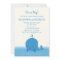 Modern Whale Baby Shower Invitation - Boy