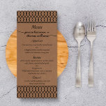 Modern Whimsical Kraft Wedding Menu Cards<br><div class="desc">The Modern Whimsical Kraft Wedding Collection - Menu Cards 
 
  VIEW MATCHING ITEMS FOR THIS COLLECTION</div>
