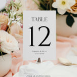 Modern Whimsy Wedding Table Numbers<br><div class="desc">Add these matching table numbers to your reception table decor. Edit your table numbers and add each card to your shopping cart.</div>