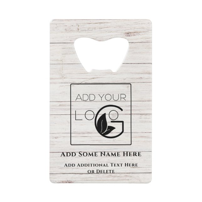 Modern White  Add Your Logo Business   (Front)