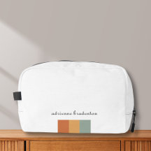 Modern White & Aesthetic Small Retro Colour Block 