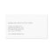 MODERN WHITE BUSINESS CARD FOR AUTHORS & WRITERS