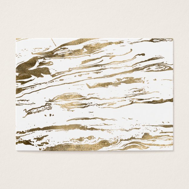 Modern White Gold marble Abstract (Front)