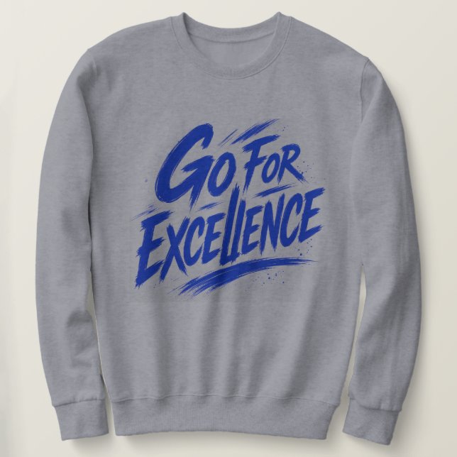 Modern White Graphic T-Shirt Sweatshirt (Design Front)