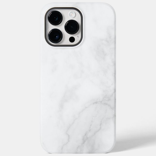 Modern White Marble Case-Mate iPhone Case (Back)