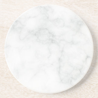 Modern White Marble Coaster