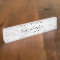 Modern White Marble Luxury Designer Desk Nameplate