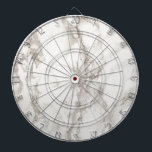 Modern White Marble Texture Pattern Dartboard<br><div class="desc">Modern White Marble Texture Pattern. Perfect gift for those looking for something simple and minimal.</div>