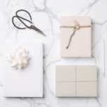 Modern White Solid Colour Wrapping Paper Sheets<br><div class="desc">A beautiful colour trio of vintage,  linen and bright white wrapping paper sheets. A compliment to your gifts for any special occasion,  event or holiday season.</div>