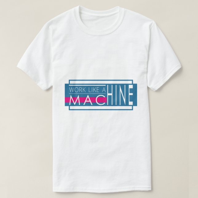 Modern White Text Typography Design T-Shirt (Design Front)