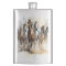 Modern Wild Mustang Horses Equestrian Watercolor