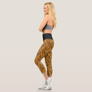 Modern Wild Tiger Pattern Leggings