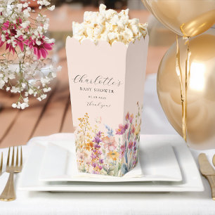 Modern, Wildflower Baby Shower Favour Box