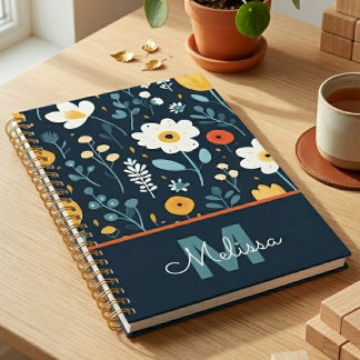 Modern Wildflower Boho Cottagecore Office Planner