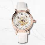 Modern Wildflower Floral Bee Stylish Chic Womans<br><div class="desc">Modern Wildflower Floral Bee Stylish Chic Womans Watches features a trendy modern yellow watercolor wildflower floral with bumble bees. Created by Evco Studio www.zazzle.com/store/evcostudio</div>