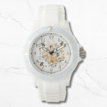 Modern Wildflower Floral Bee Stylish Chic Womans<br><div class="desc">Modern Wildflower Floral Bee Stylish Chic Womans Watches features a trendy modern yellow watercolor wildflower floral with bumble bees. Created by Evco Studio www.zazzle.com/store/evcostudio</div>