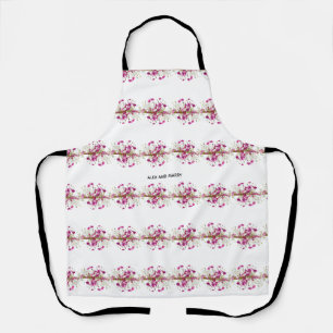 Modern Wildflower Garden Border SERVING TRAY Apron