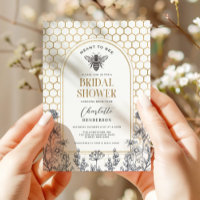 Modern Wildflower Honey Bee Bridal Shower