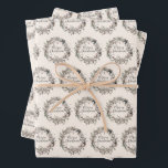 Modern Wildflower Wreath Script Christmas Pattern Wrapping Paper Sheet<br><div class="desc">Are you looking for the perfect way to wrap and decorate your holiday gifts? Our Modern Wildflower Wreath Script Christmas Pattern Wrapping Paper Sheets are the ideal solution! These beautiful, festive sheets of wrapping paper have modern minimal aesthetics with warm, earthy hues of muted colours. Featuring a gorgeous hand drawn...</div>