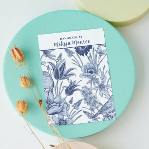 Modern Wildflowers Necklace Jewellery Display Card