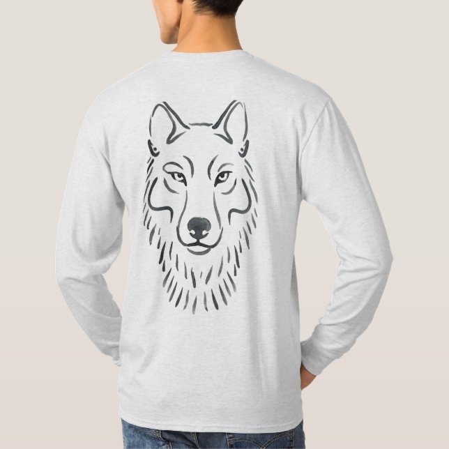 Modern Wildlife Design T-Shirt (Back)