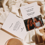 Modern Will You Be My Bridesmaid Photo Card<br><div class="desc">Ask your best friends to stand by your side in the most special way with this elegant and personalised bridesmaid proposal card. Featuring a modern minimalist design with space for a photo, name, and custom message, this “Will You Be My Bridesmaid?” card is the perfect keepsake to cherish forever. A...</div>