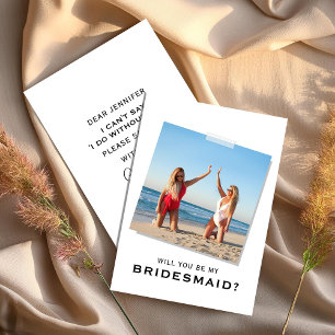Modern Will You Be My Bridesmaid? Proposal