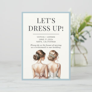 Modern Will You Be My Bridesmaid Proposal Card