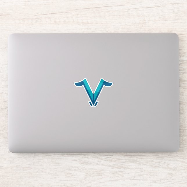 Modern Winged Letter V monogram (Computer)