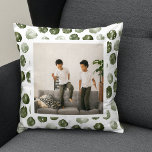 Modern Winter Green Dots | Photo Cushion<br><div class="desc">Modern Winter Green Dots | Photo Pillows make for thoughtful and practical gifts, offering comfort and relaxation to the recipient. Here's a description of pillows as a gift: Give the gift of ultimate comfort and relaxation with these luxurious pillows. Crafted with the finest materials, these pillows are designed to provide...</div>