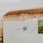 Modern Winter Greenery Return Address Labels<br><div class="desc">This return address label features a beautiful watercolor evergreen branch paired with a simple typeface. This return address label can be used exclusively in the winter or keep the holidays going all year round! Perfect for weddings, small businesses, baby showers, bridal showers, and so much more! Use the "personalise this...</div>