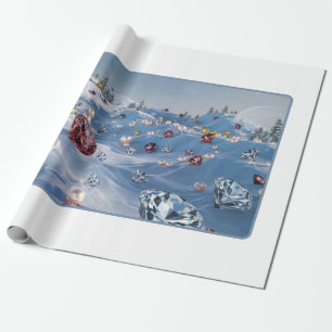 Modern Winter Luxe Wrapping Paper