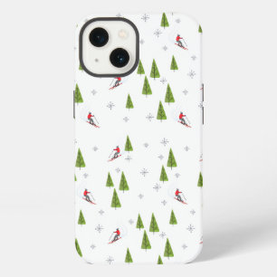 Modern Winter Snow Ski iPhone 13 Case