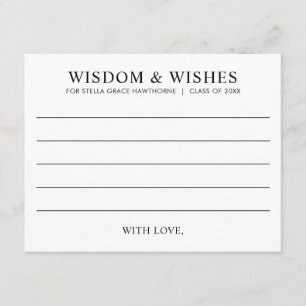 Modern Wisdom Advice for Graduate Card