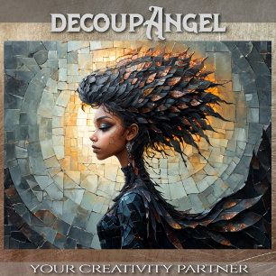 Modern Witch: Asha - Decoupage - Tissue Paper