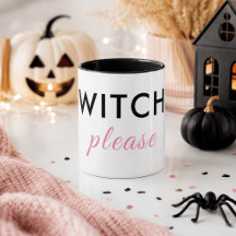 Modern Witch Please Halloween Mug – Minimal Chic