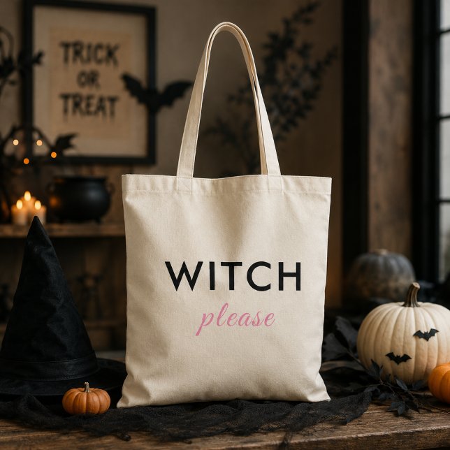 Modern Witch Please Halloween Tote Bag – Trendy (Creator Uploaded)