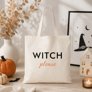 Modern Witch Please Halloween Tote Bag – Trendy