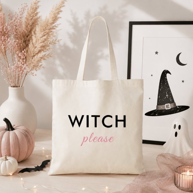 Modern Witch Please Halloween Tote Bag – Trendy (Creator Uploaded)