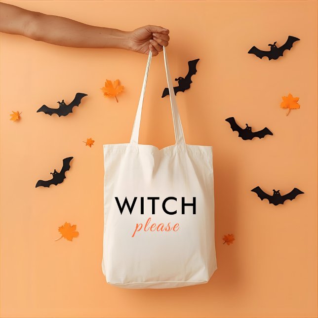 Modern Witch Please Halloween Tote Bag – Trendy (Creator Uploaded)