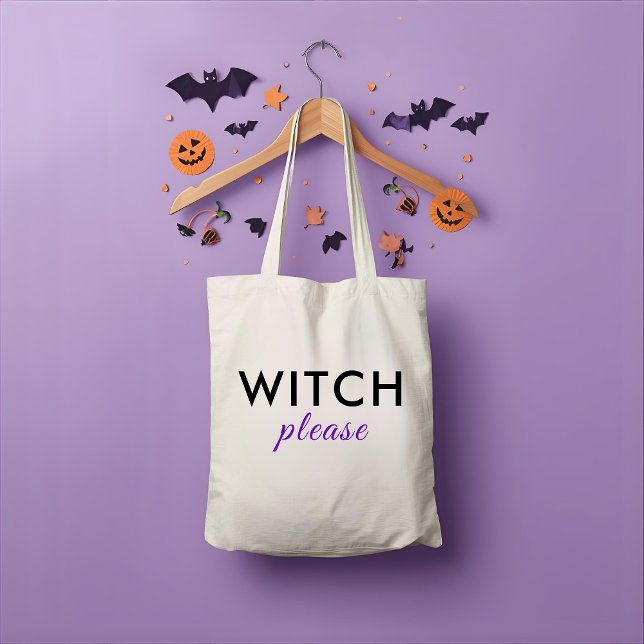 Modern Witch Please Halloween Tote Bag – Trendy (Creator Uploaded)