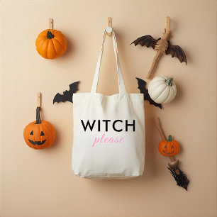 Modern Witch Please Halloween Tote Bag – Trendy