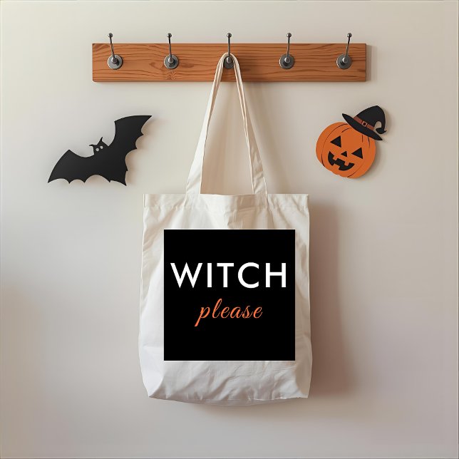 Modern Witch Please Halloween Tote Bag – Trendy (Creator Uploaded)