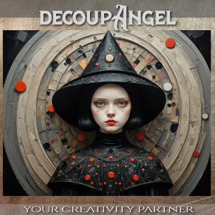 Modern Witch: Sylvia - Decoupage - Tissue Paper