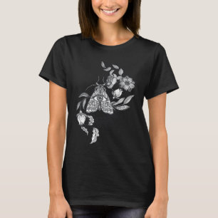 Modern Witch Witchy Moth Wiccan Occult Goth Girl T-Shirt